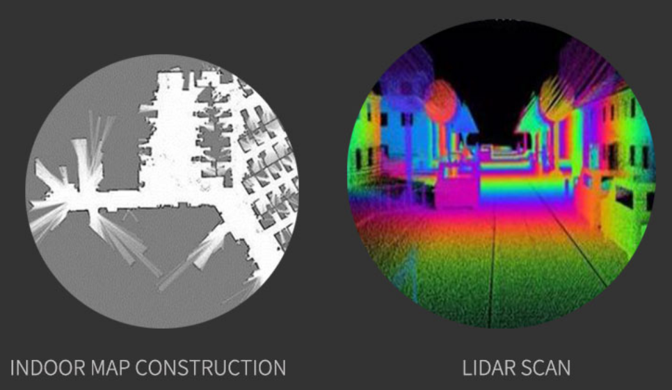 lidar mapping automatique virtual wall robot assistance